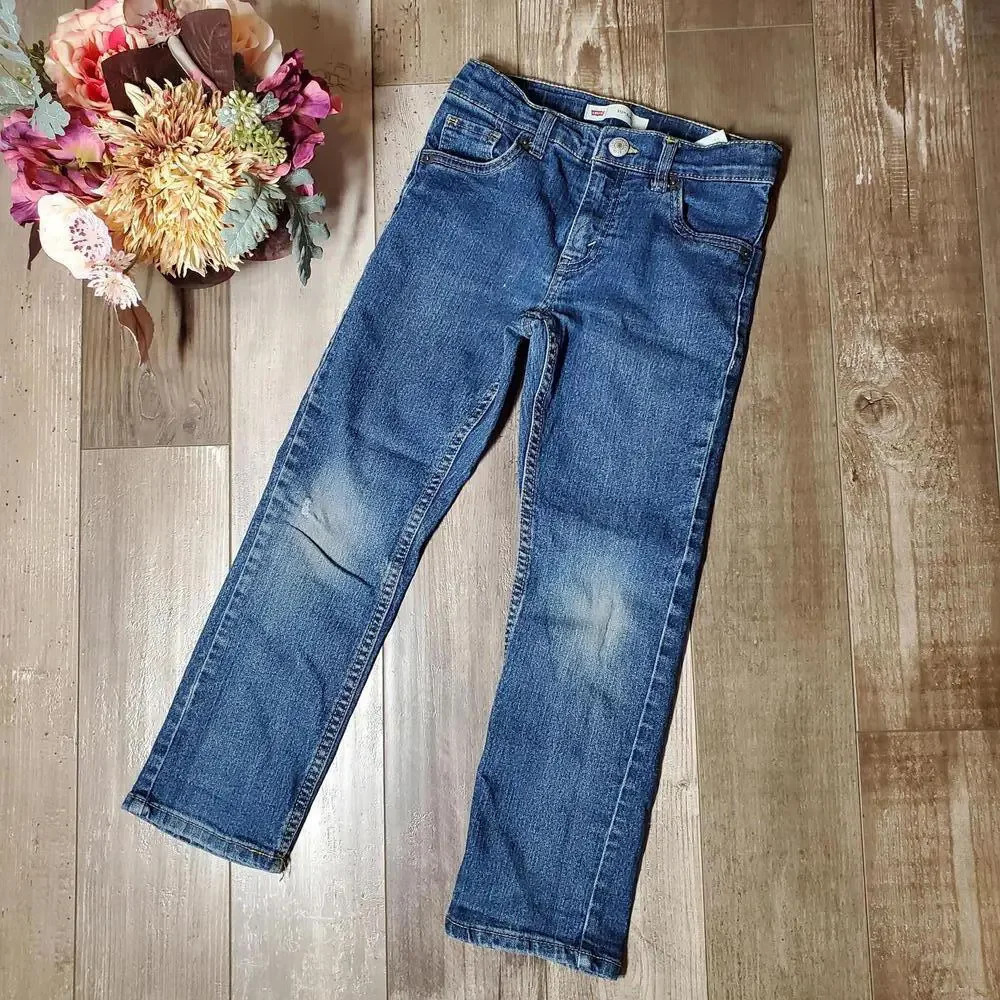 Levi's 511 Slim Size 7 Regular Boys Blue Jeans NWOT
